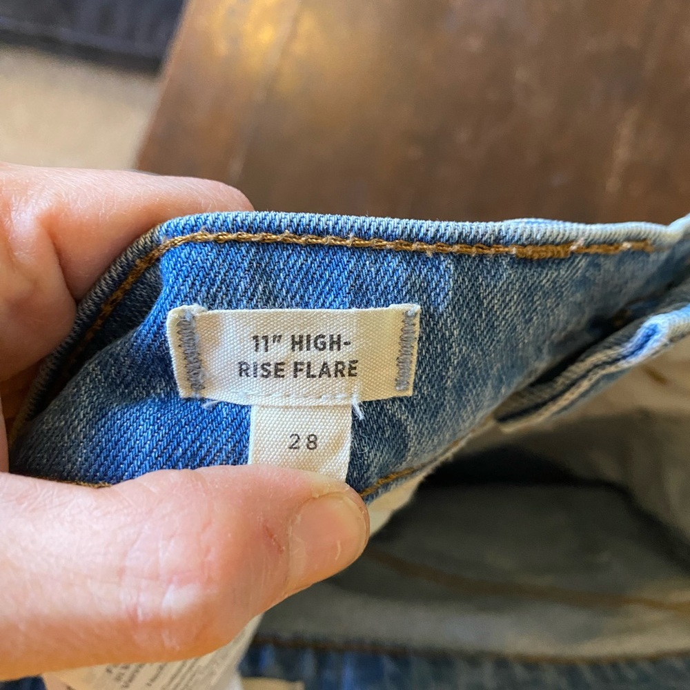 Madewell 11” High-Rise Flare Jeans - Picture 8 of 9